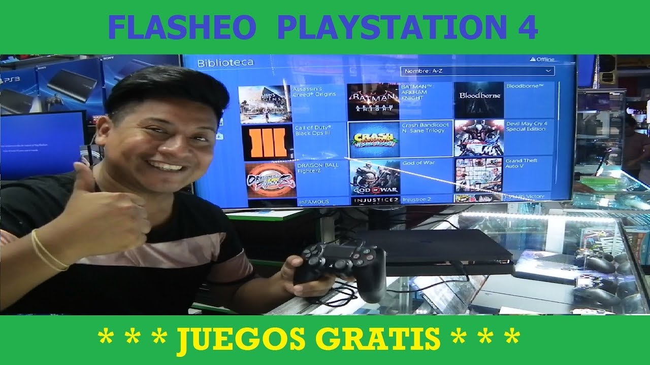FLASHEO Playstation 4 - Polvoz Azules - Araujuegos