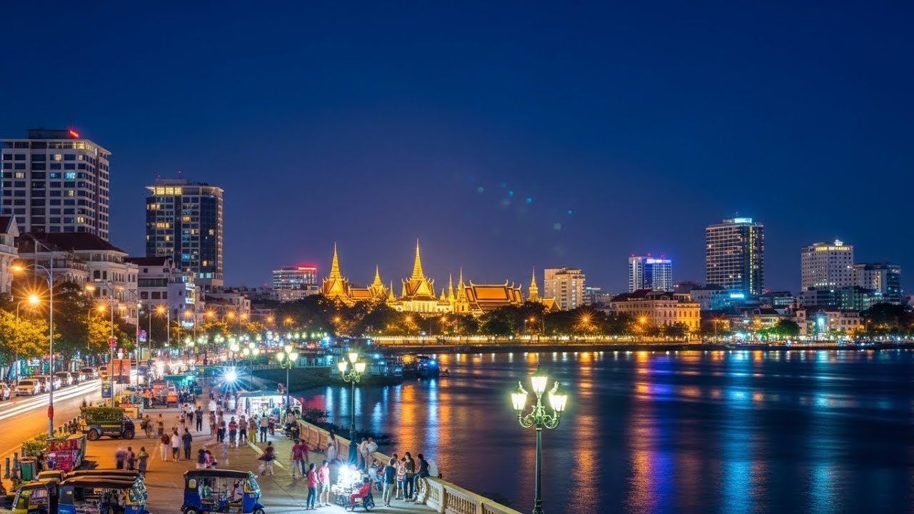 4K HDR: Phnom Penh Night Life in 2026 | Walk Tour Cambodia