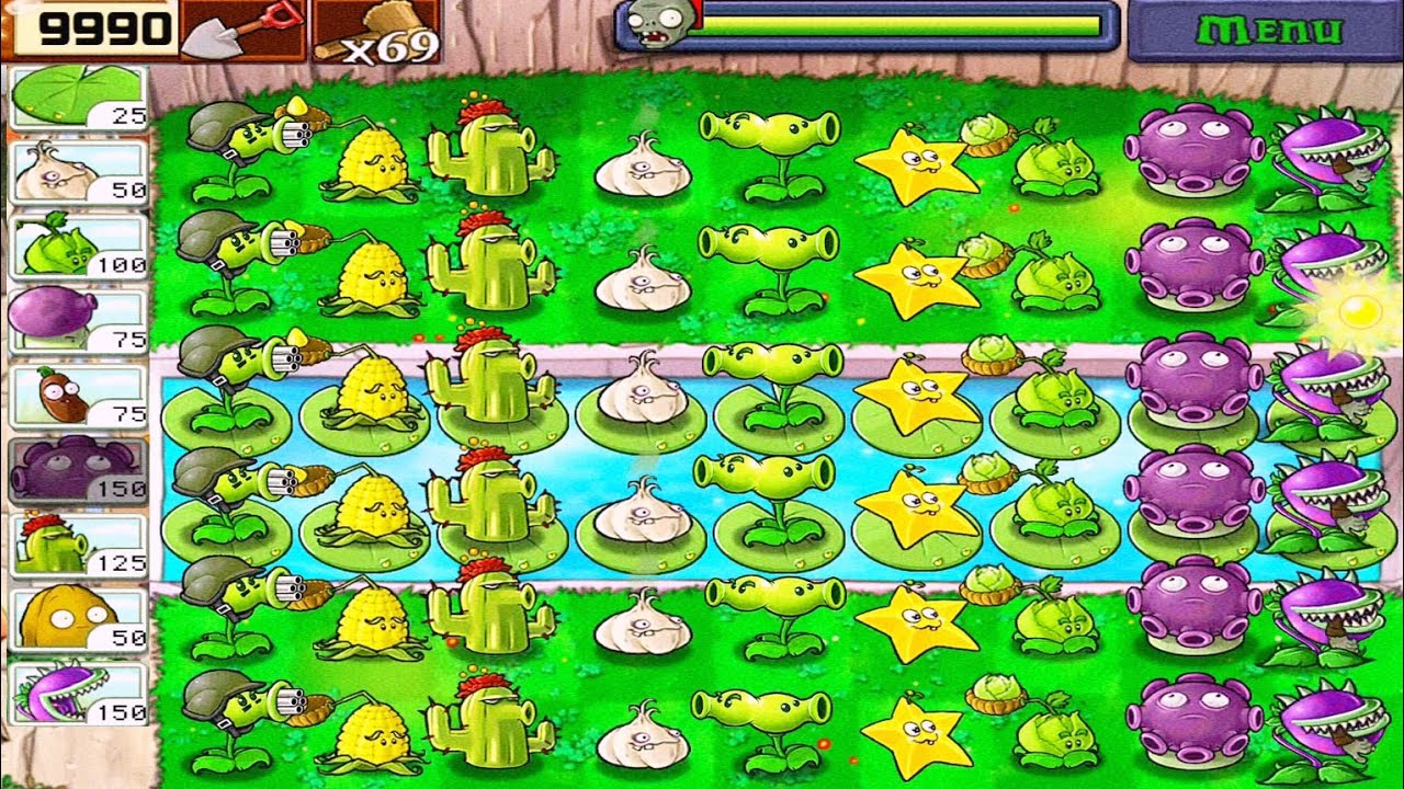 Plants vs Zombies • Last Stand Endless • Plants vs All Zombies • Full Walkthrough HD [ 1080p ]