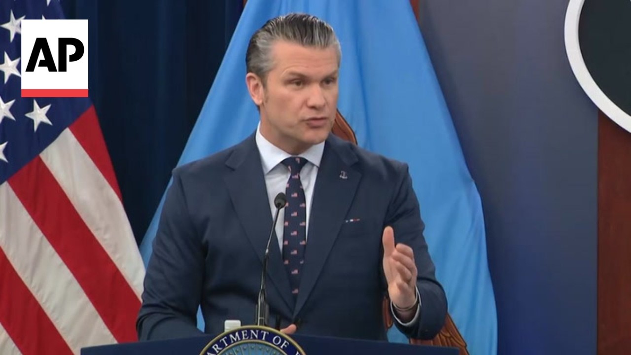 Pete Hegseth refuses to answer questions on what led to Iran school strike