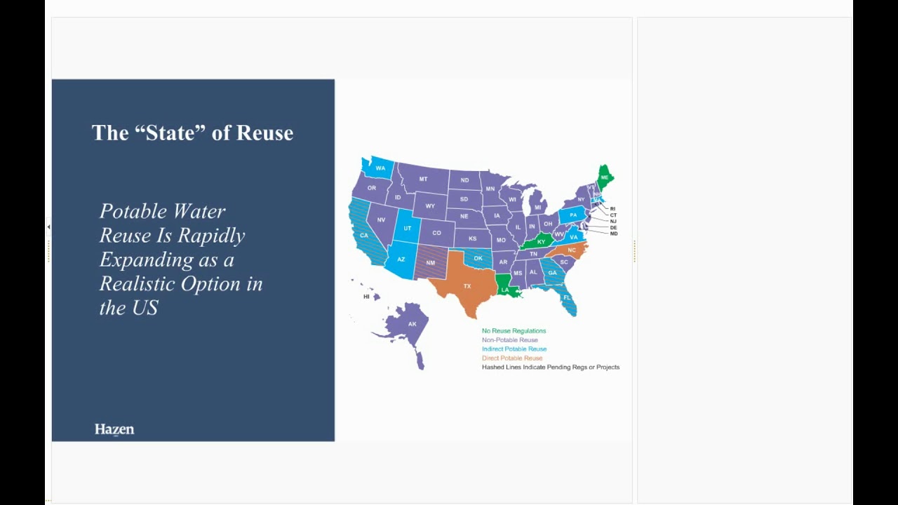 Direct and Indirect Potable Reuse &ndash; A United States Perspective (Webinar)