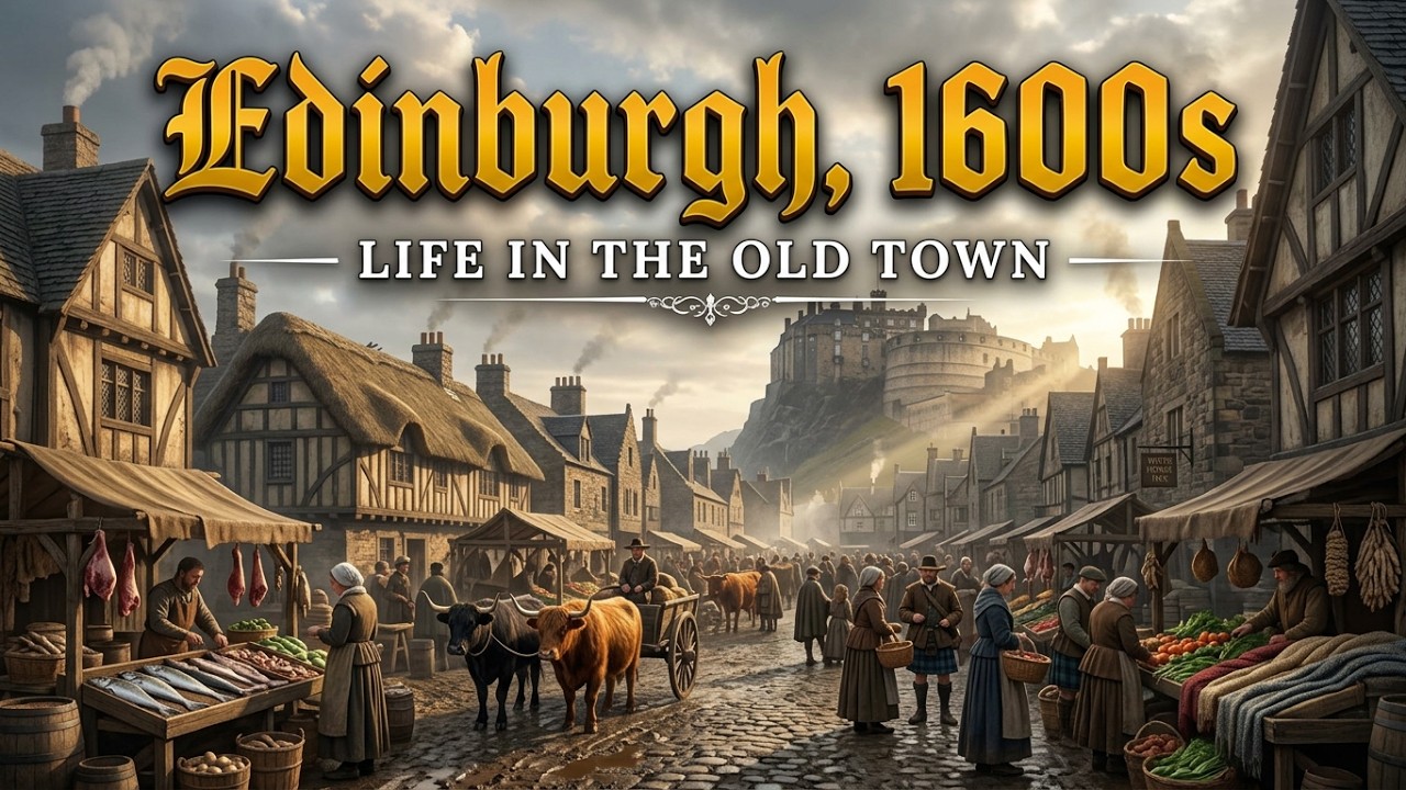 Edinburgh - 1600s | Medieval Scotland | AI Reconstruction