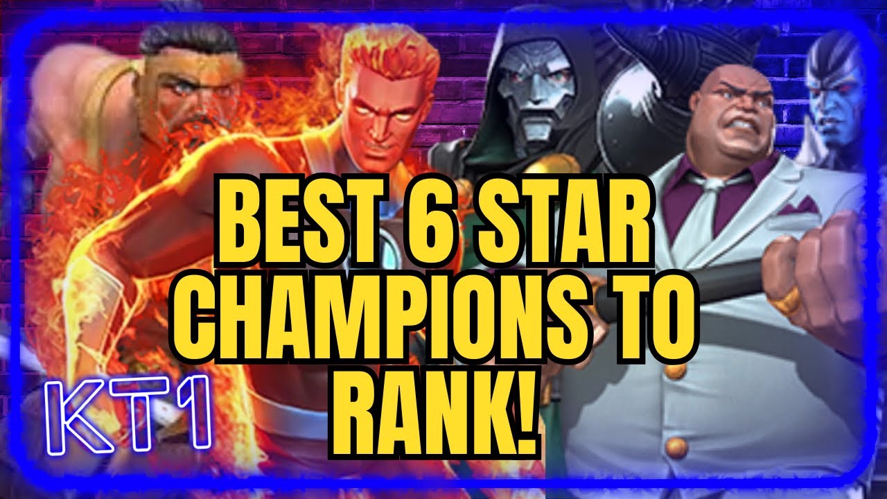 10 лучших 6-звездочных чемпионов в MCOC для прогрессирующих игроков!