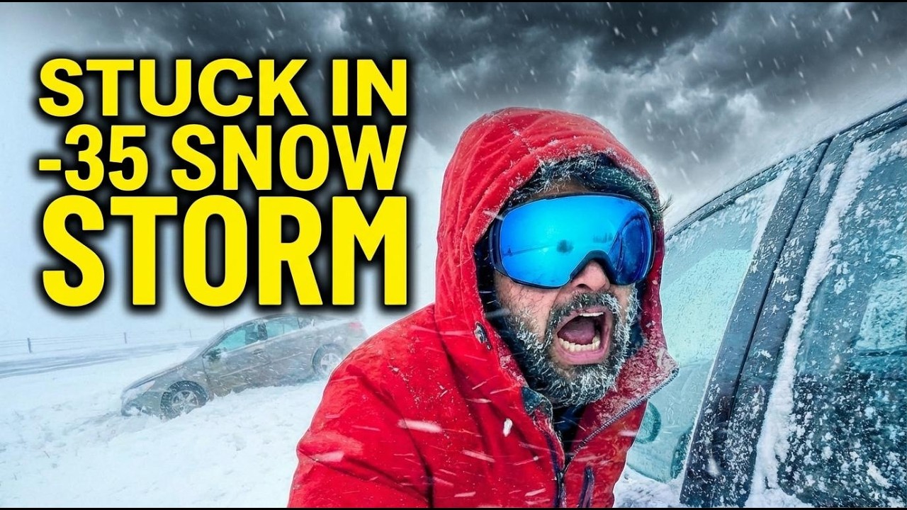 Canada to India trip after 2 years but stuck in snow storm #vlog