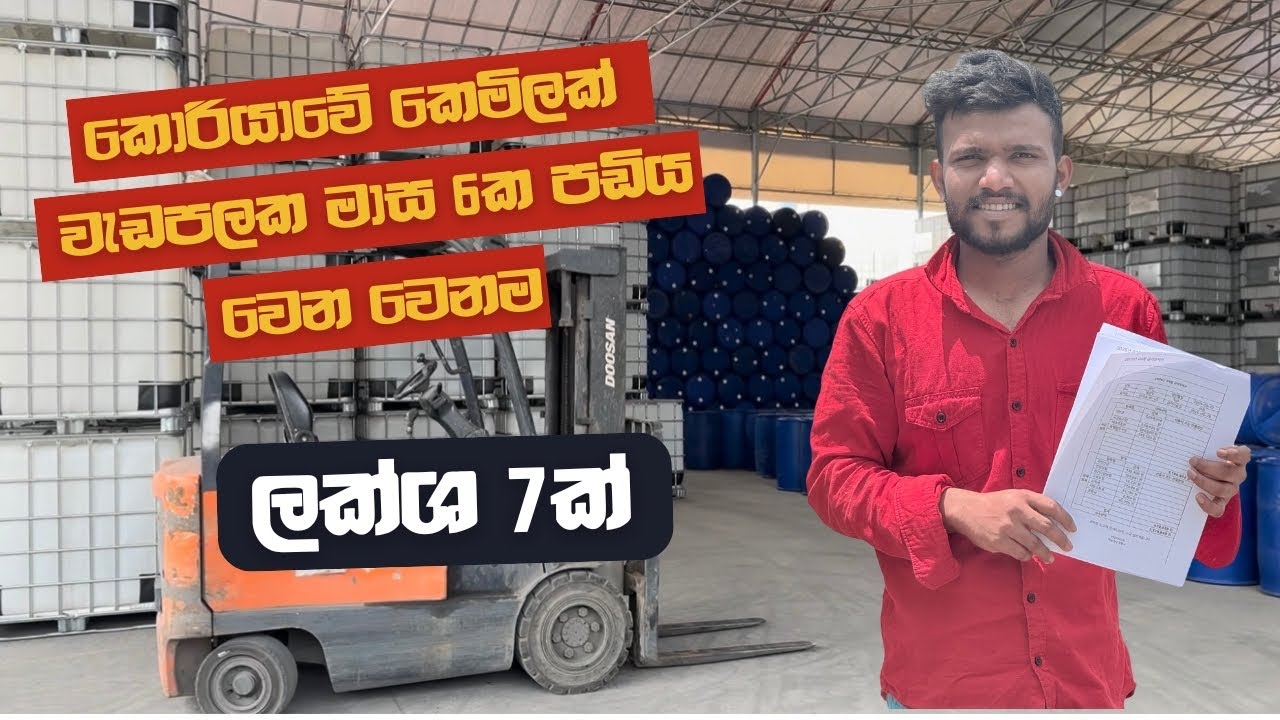 Korean Salary 2025 Sinhala | padiya | කොරියාවේ මාස 6 ක වැටුප වෙන වෙනම | කොරියානූ පඩිය | wetupa