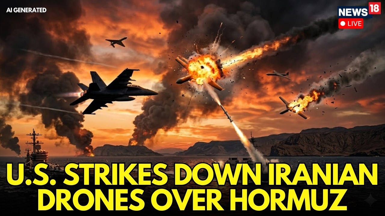 US-Iran War LIVE: US Downs Iranian Drones Over Hormuz | Gulf Tensions Rise Despite Peace Talk Hopes