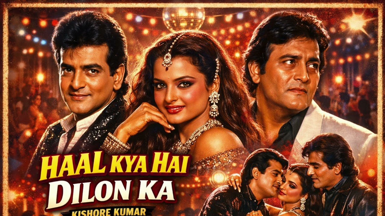 Haal Kya Hai Dilon Ka | Full Song With Lyrics | King Uncle | Jeetendra, Rekha | Kishore Kumar