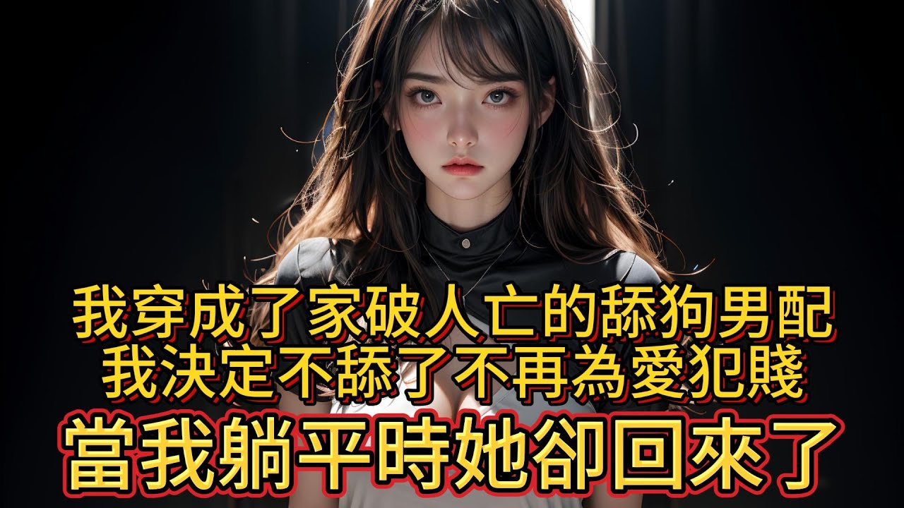 我穿成了家破人亡的舔狗男配，我決定不舔了不再為愛犯賤，當我躺平時她卻回來了。