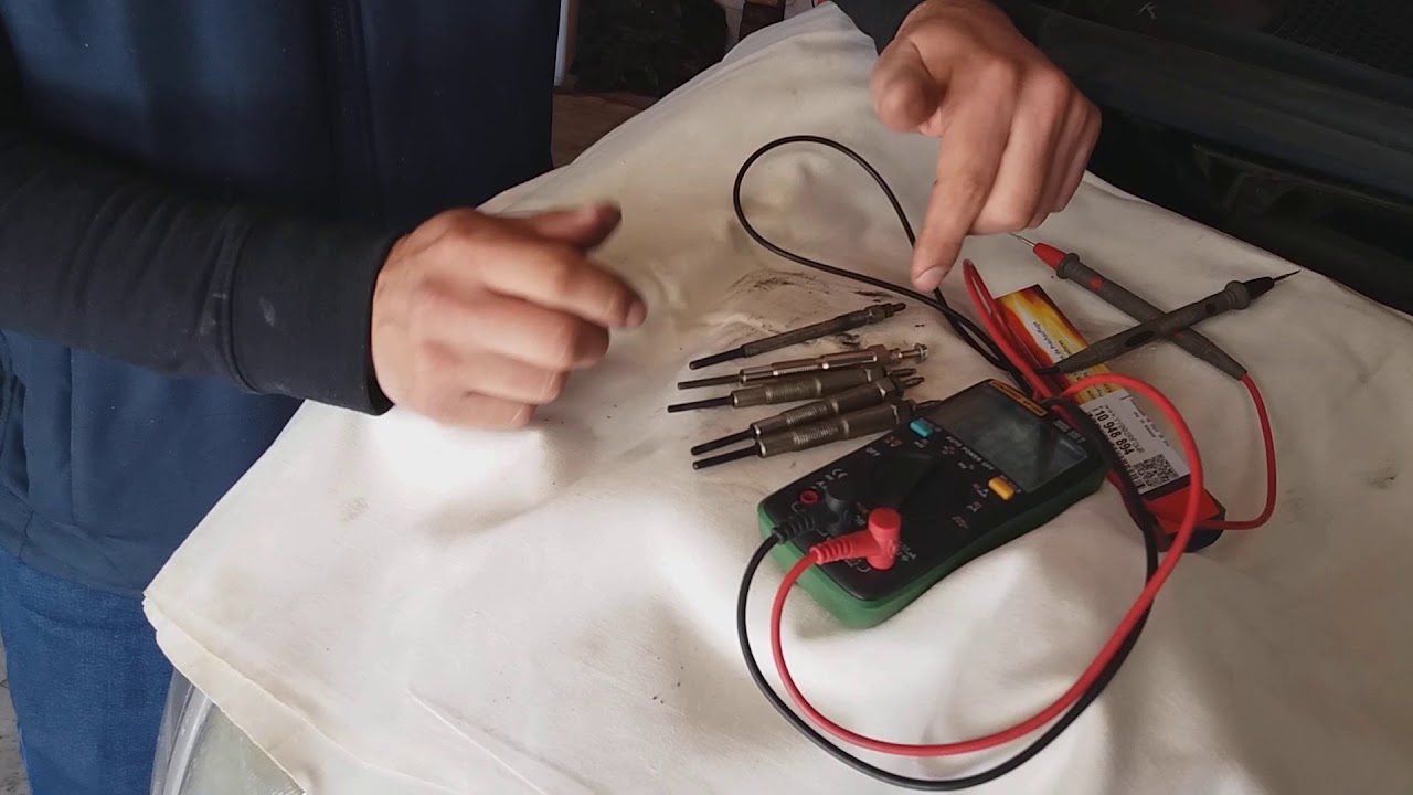 dizelmotor izzítógyertya vizsgálata