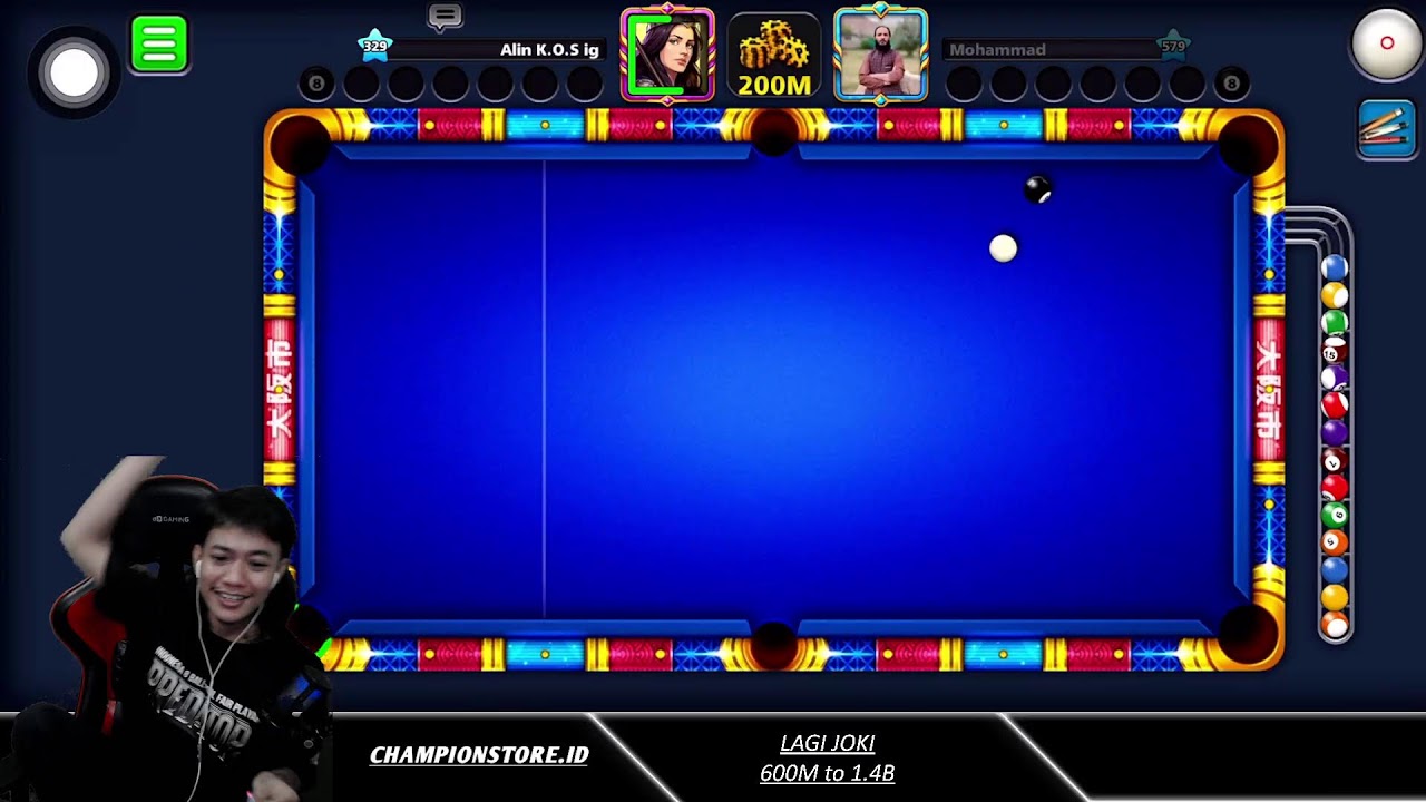 8 Ball Pool OSAKA 200M😨😱