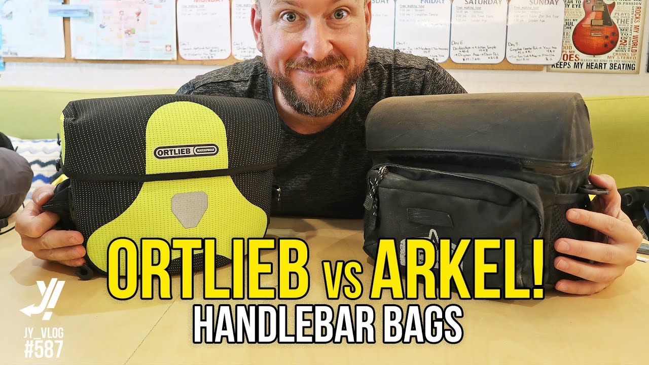 COMPARE ARKEL AND ORTLIEB RECUMBENT HANDLEBAR BAGS