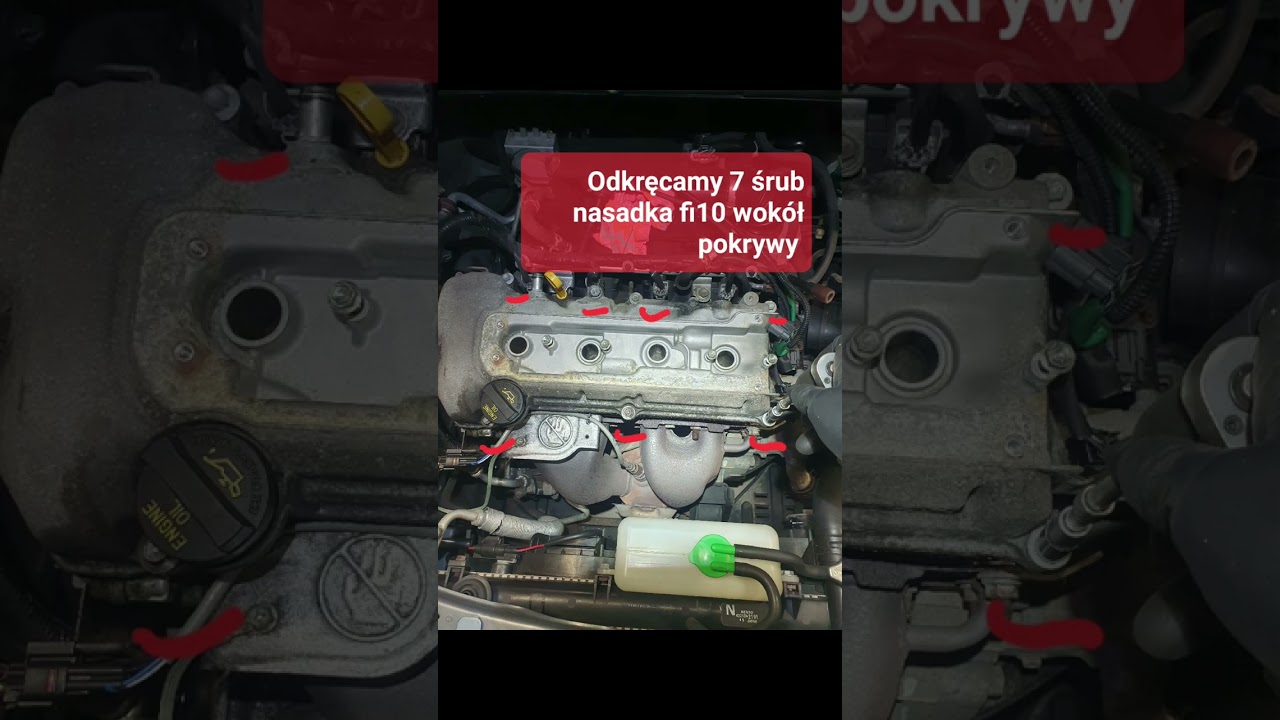 Suzuki SX4 1.6 16V Wycieki Oleju Prawidłowa Wymiana Uszczelki Pokrywy Zaworów/ Valve cover gasket