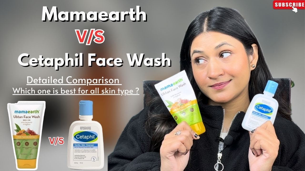 Mamaearth V/S Cetaphil Gentle Skin Cleanser Comparison Video | Which One Is Best For You |