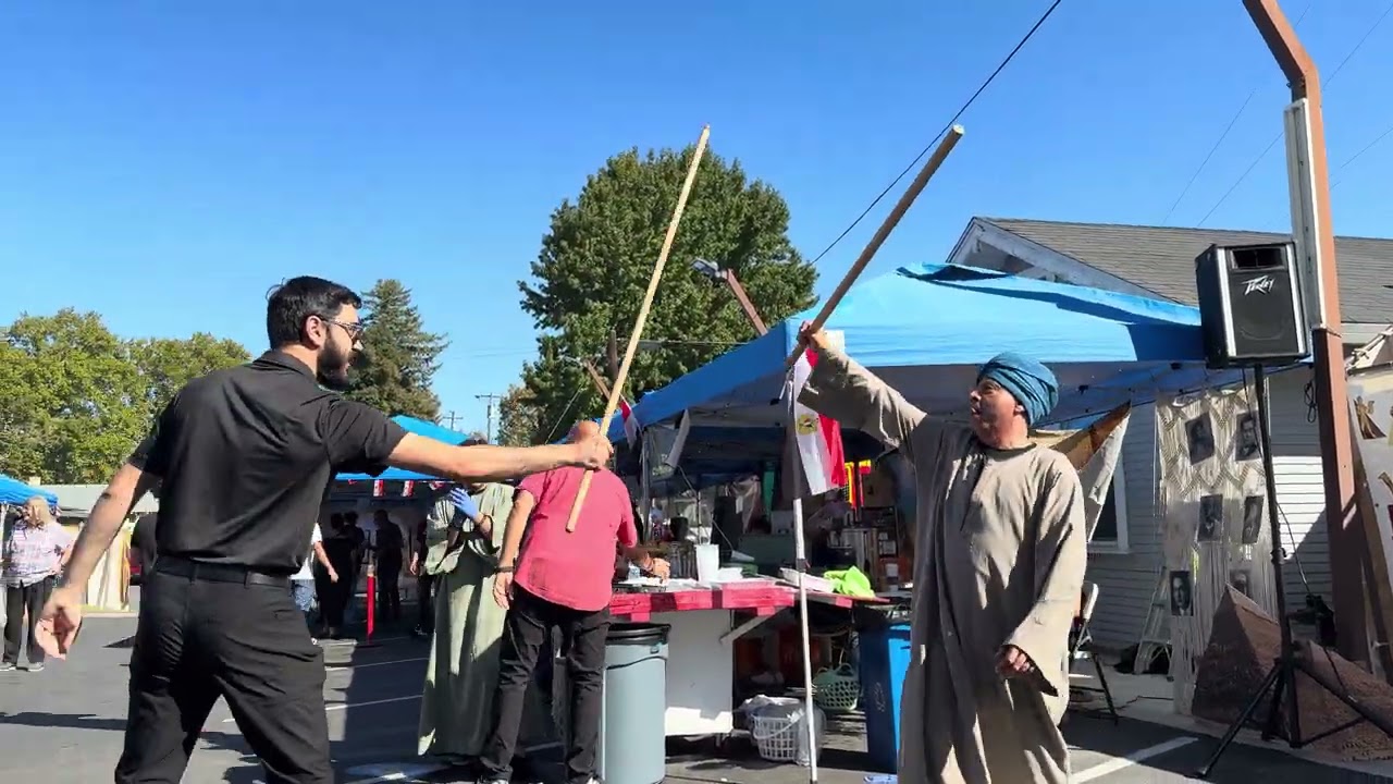Tahtib - Stick dance - Egyptian Festival 