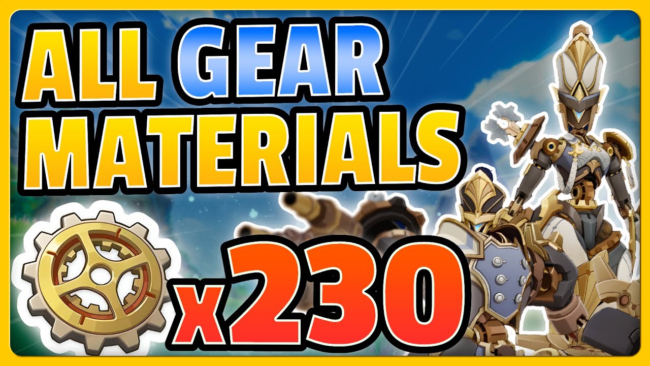 ALL 230 GEAR MATERIALS FARM !  (SPEEDRUN ROUTE) | Genshin Impact
