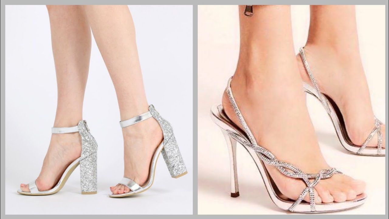 Outstanding new comfortable silver color high heel designs for girls 2k20 - trending high shoes