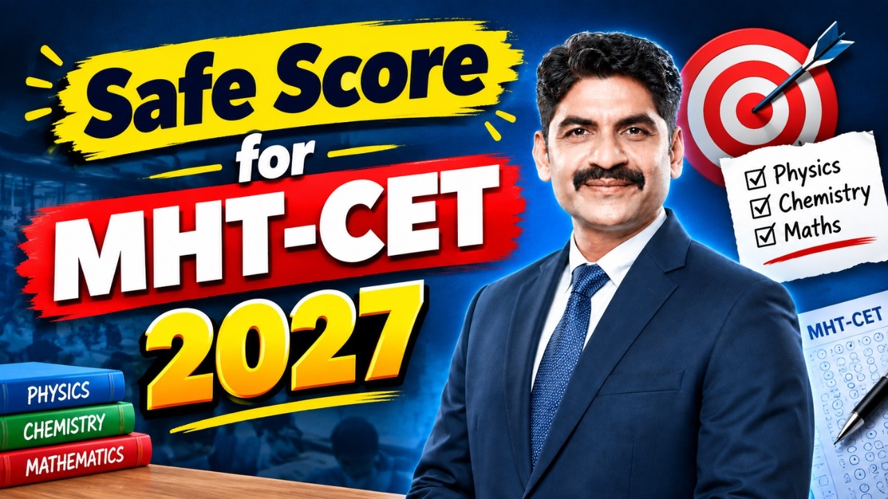 Safe Score for MHT-CET 2027 | Sahyadri Tutorials | Mahesh Sir #safescore #mhtcet #2027 #viral