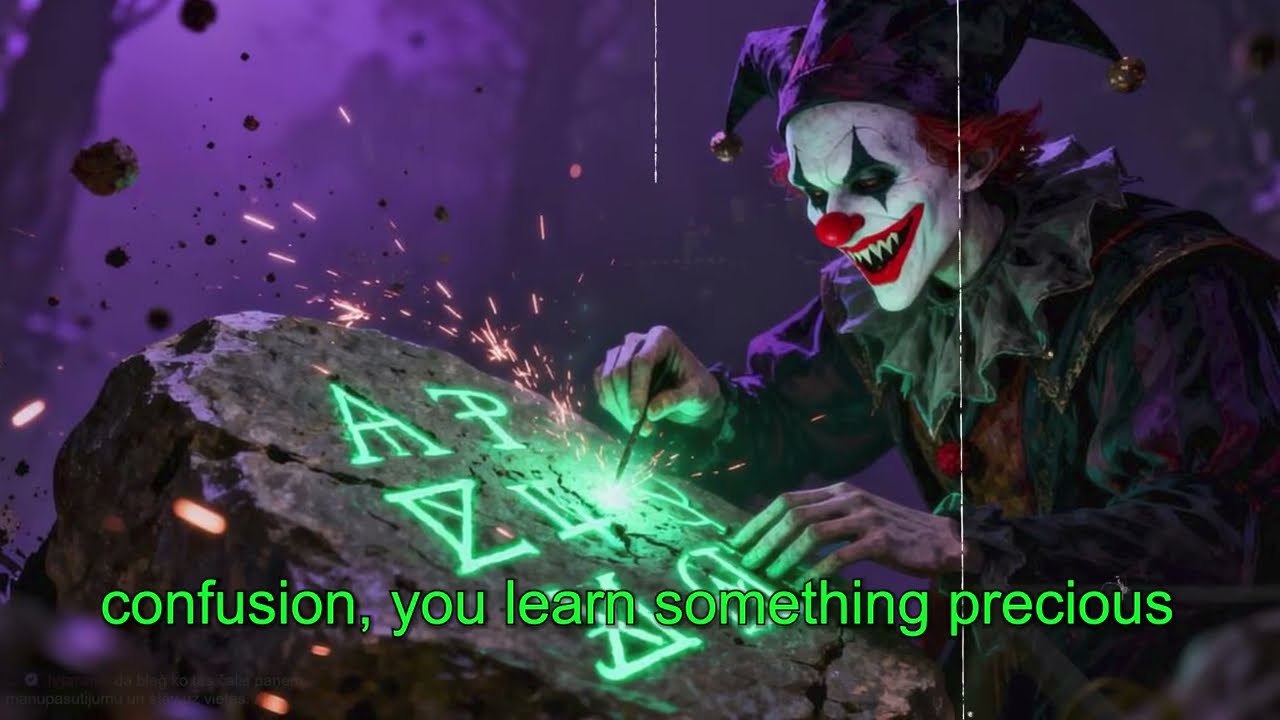 Chosen One, This Instruction Is Clear — Stay Silent; This Is Not the Time To Speak    Joker Motiv