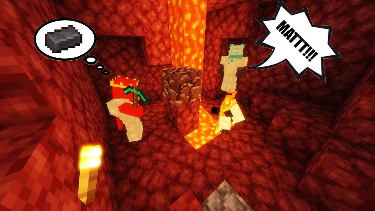 Minecraft but if one person dies, we ALL die.. Ep. 2