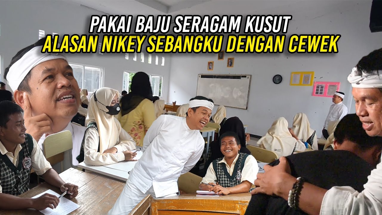 BERKUNJUNG KE SEKOLAH NIKEY-BAJU SERAGAMNYA KUSUT GAK PERNAH DISETRIKA