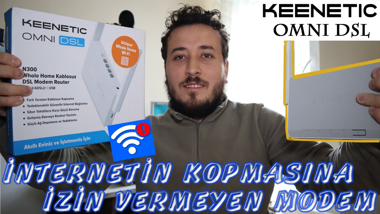 İNTERNETİ KOPMAYAN MODEM & ROUTER Keenetic Omni DSL MODEM İNCELEME KUTU AÇILIŞI