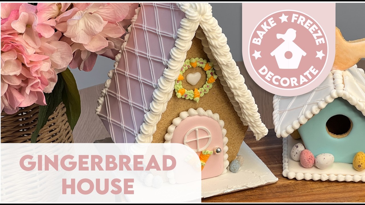 Beautiful Easter Gingerbread House Build!