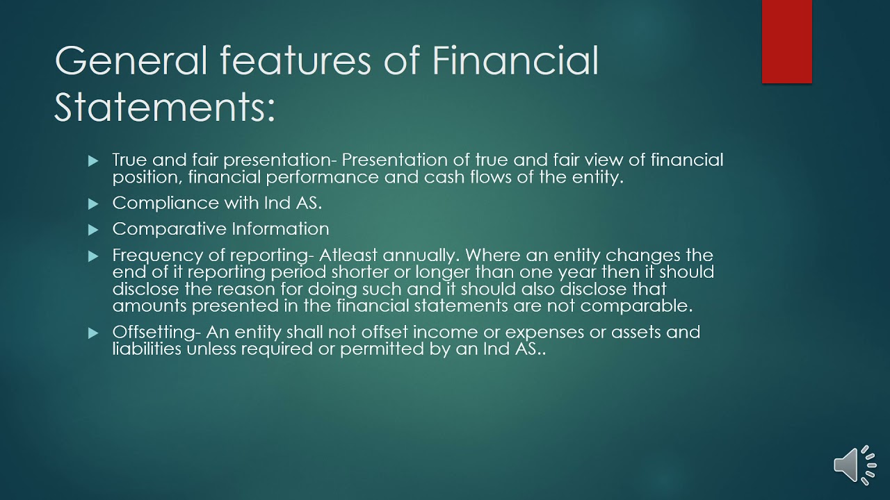 Ind AS 1 Presentation of financial statements