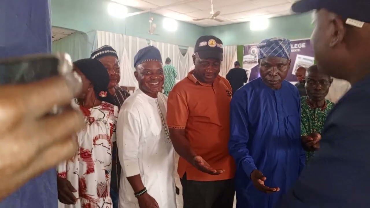 Great Job!' Voters turned out in numbers at polling stations yesterday. 