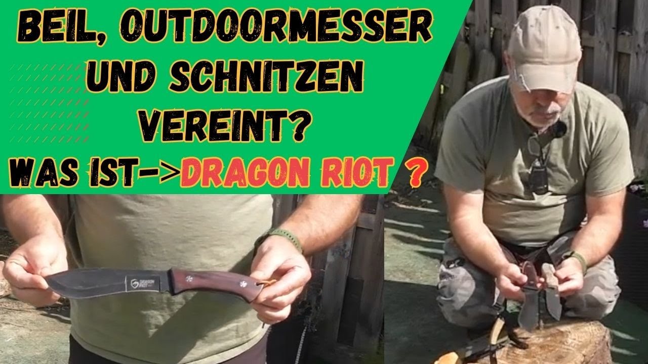 DRAGON RIOT Outdoor Messer - Beil Ersatz? Kann dieses Messer wirklich ein Beil ersetzen?