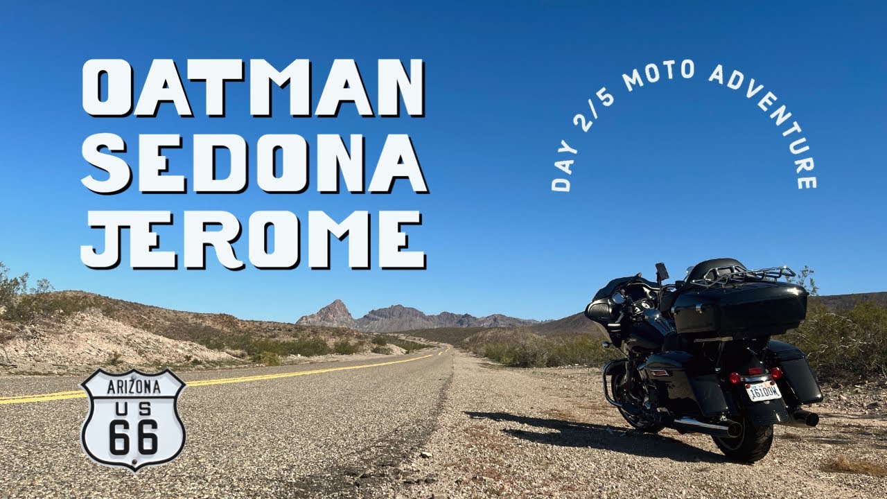 Motorcycle Route 66 to Oatman, then Sedona and Jerome - Day 2 by Harley Davidson