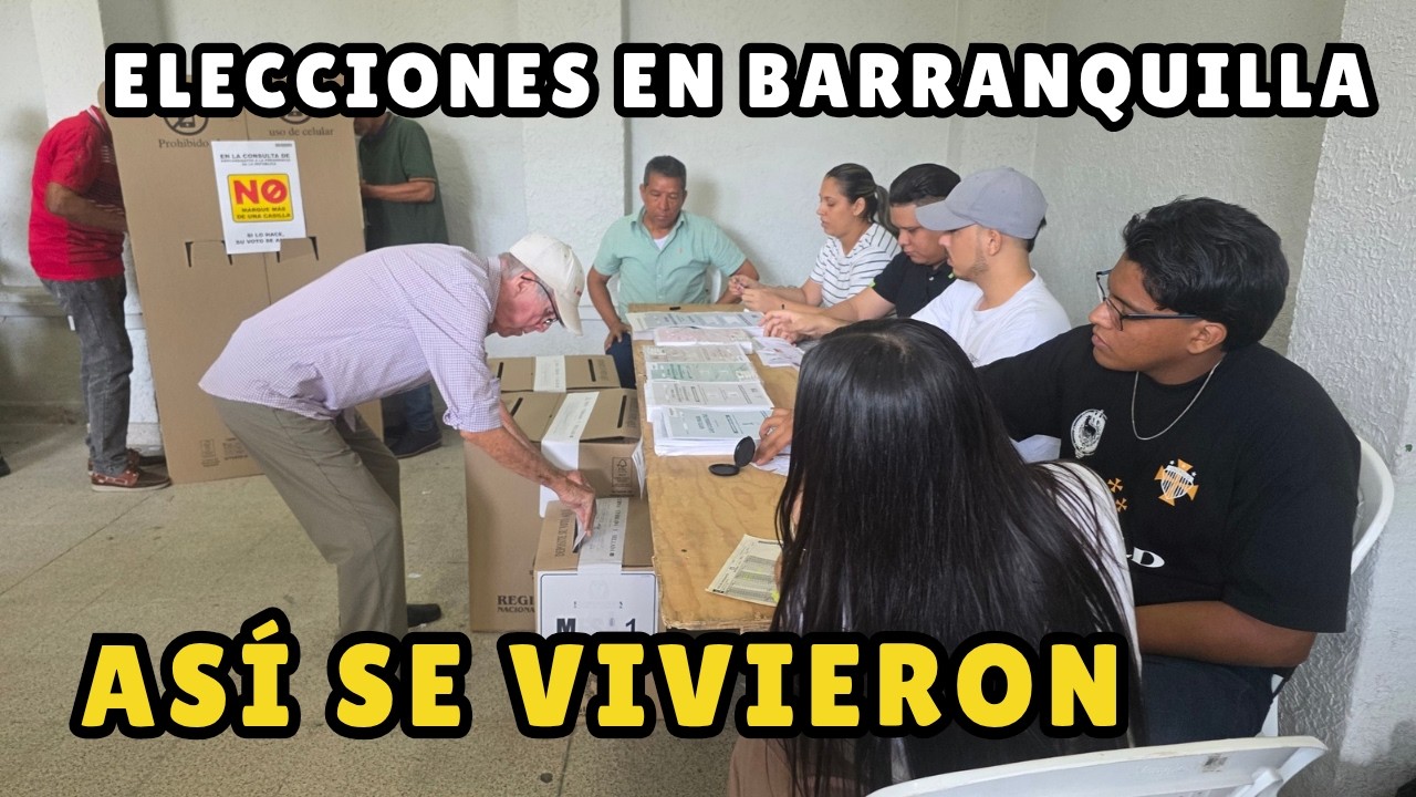 😲 Lo que nadie te muestra de las elecciones en Barranquilla 🇨🇴 🎥