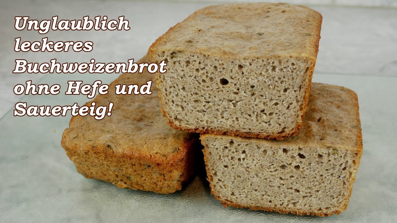 Unglaublich leckeres Buchweizenbrot ohne Hefe und Sauerteig!