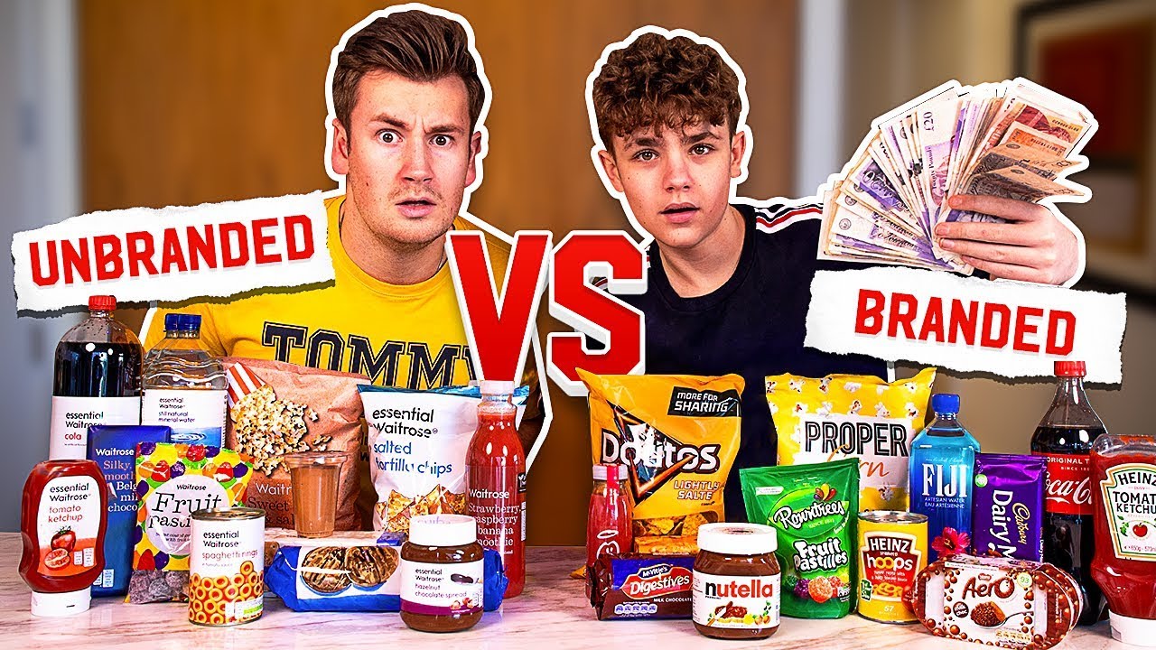 BROTHERS PLAY BLINDFOLDED BRANDED VS UNBRANDED FOODS (£1,000 PRIZE MONEY)