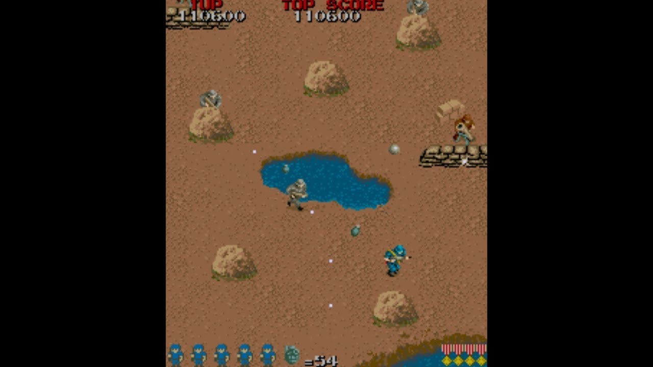 Senjou no Ookami [Arcade Longplay] (1985) Capcom