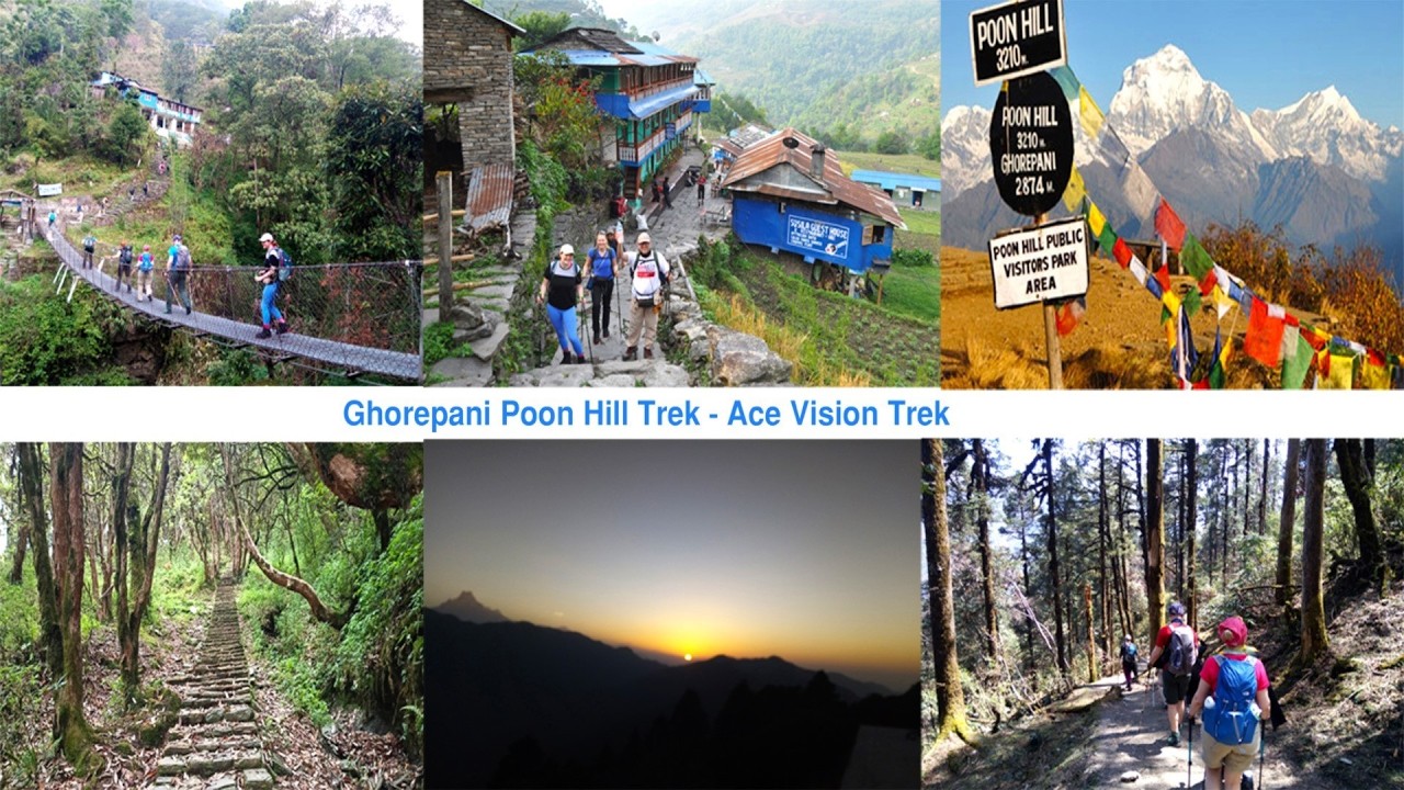 Ghorepani Poon Hill Trek for Natural Beauty of the Himalayas and Sunrise