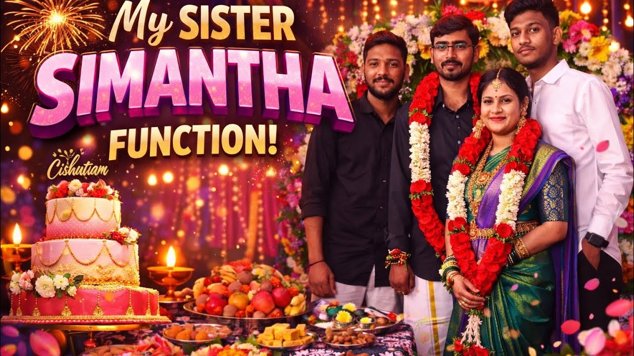 Going to sister simantha function 😍🤗