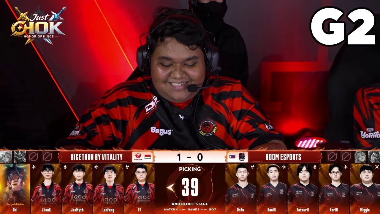 BTR vs BOOM - GAME 2 | KNOCKOUT STAGE DAY 2 | HOK Invitational Season 4