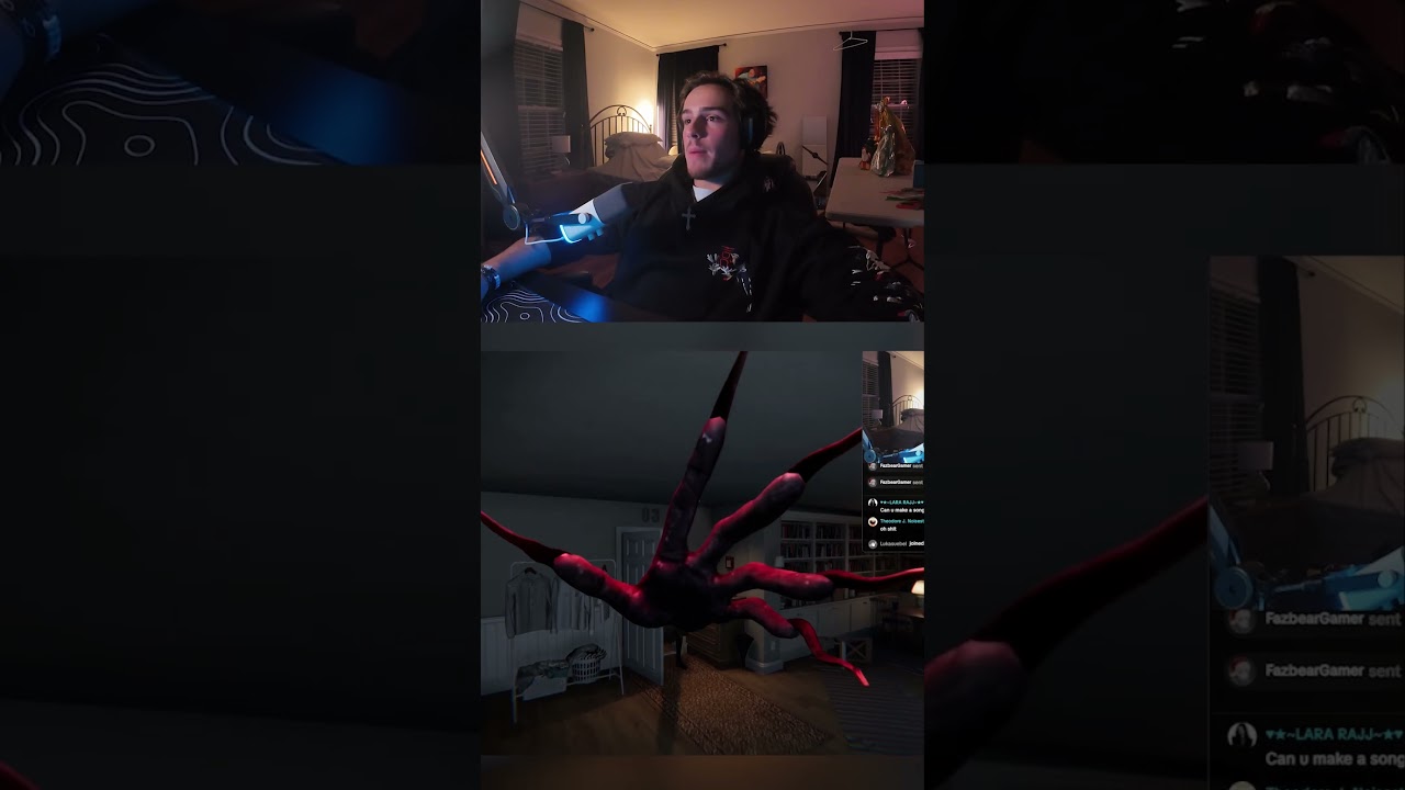 The hidden floors from the floor above are so scary 😭 #streaming #gaming #horrorgame
