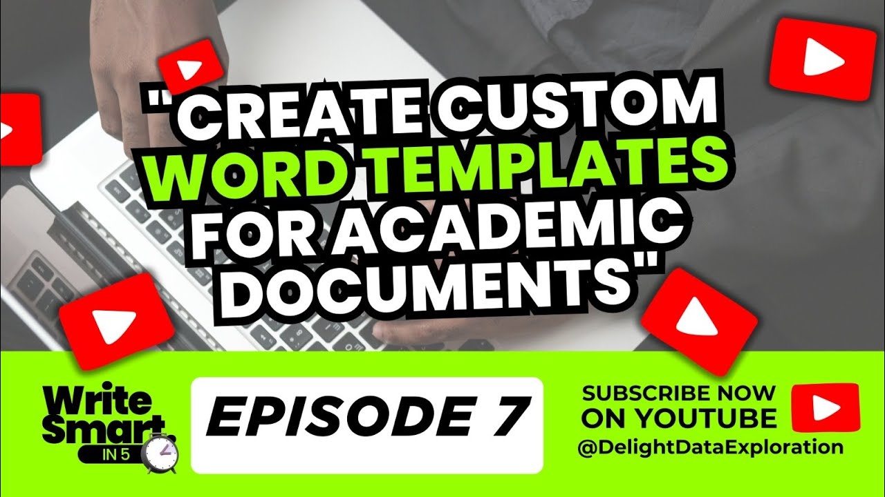 Create Custom Word Templates For Academic Documents