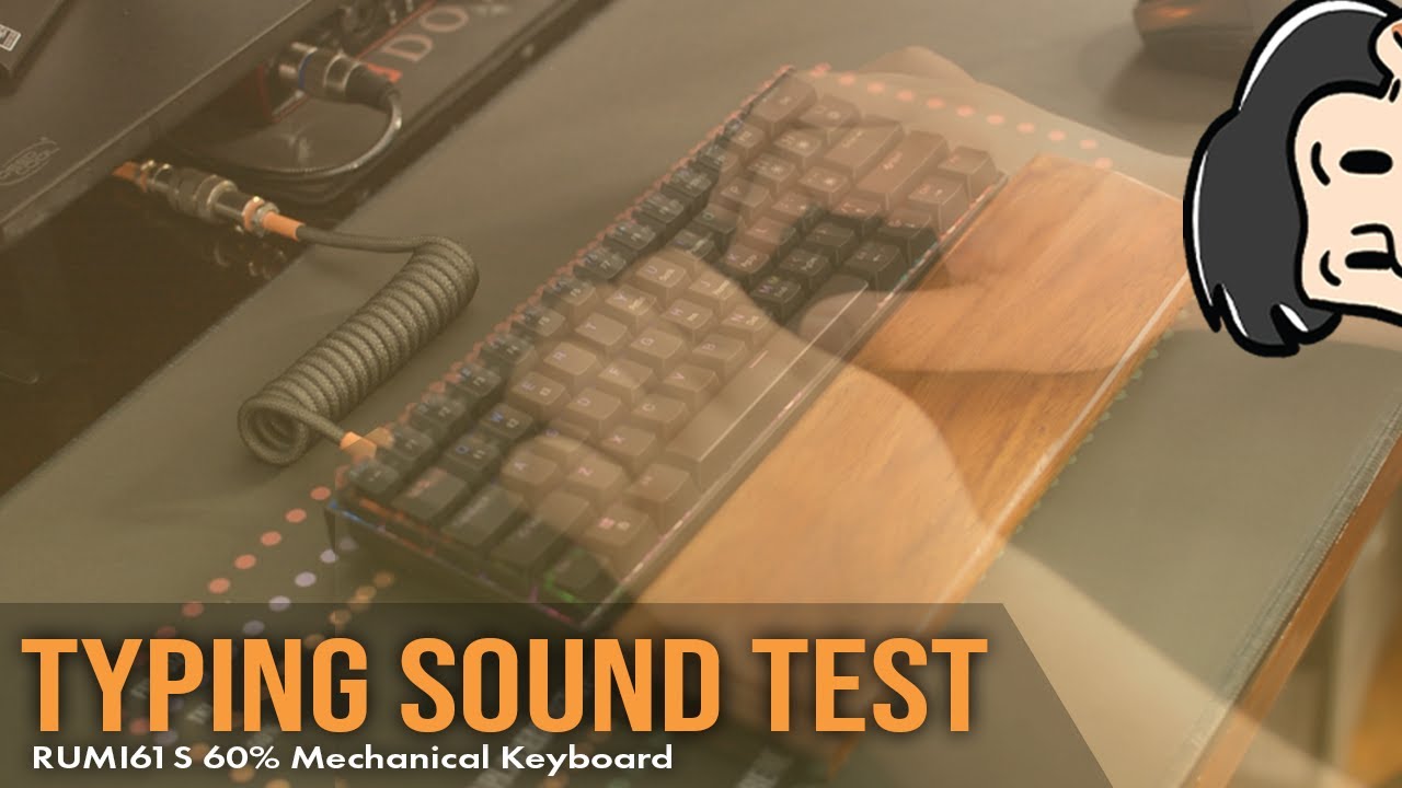 Typing Sound Test: RUMI61S Mechanical Keyboard (Stock)