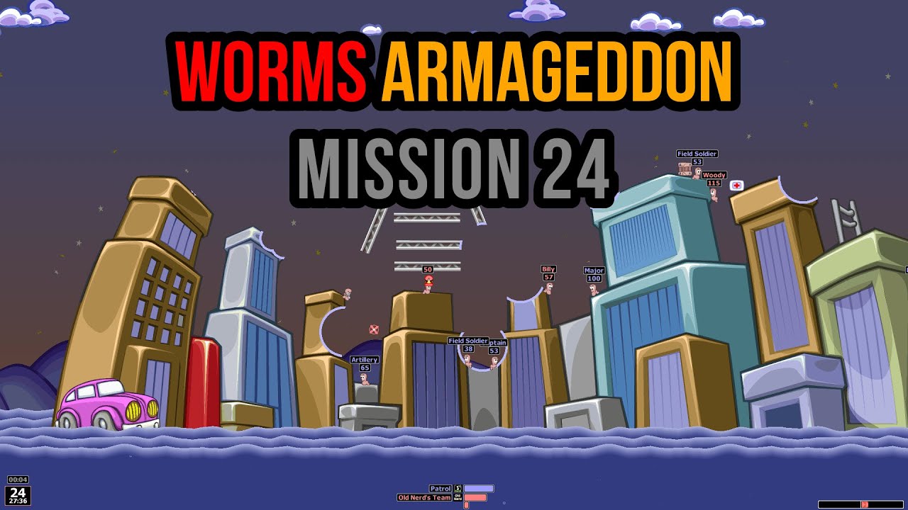 Worms Armageddon | Mission 24 - Countdown to Armageddon!