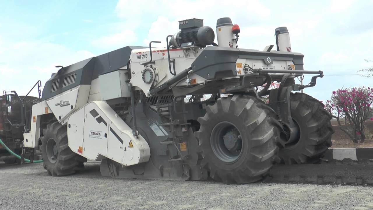 Cold In-Place Recycling (CIR)  shoot for IL & FS Transportation Networks Ltd