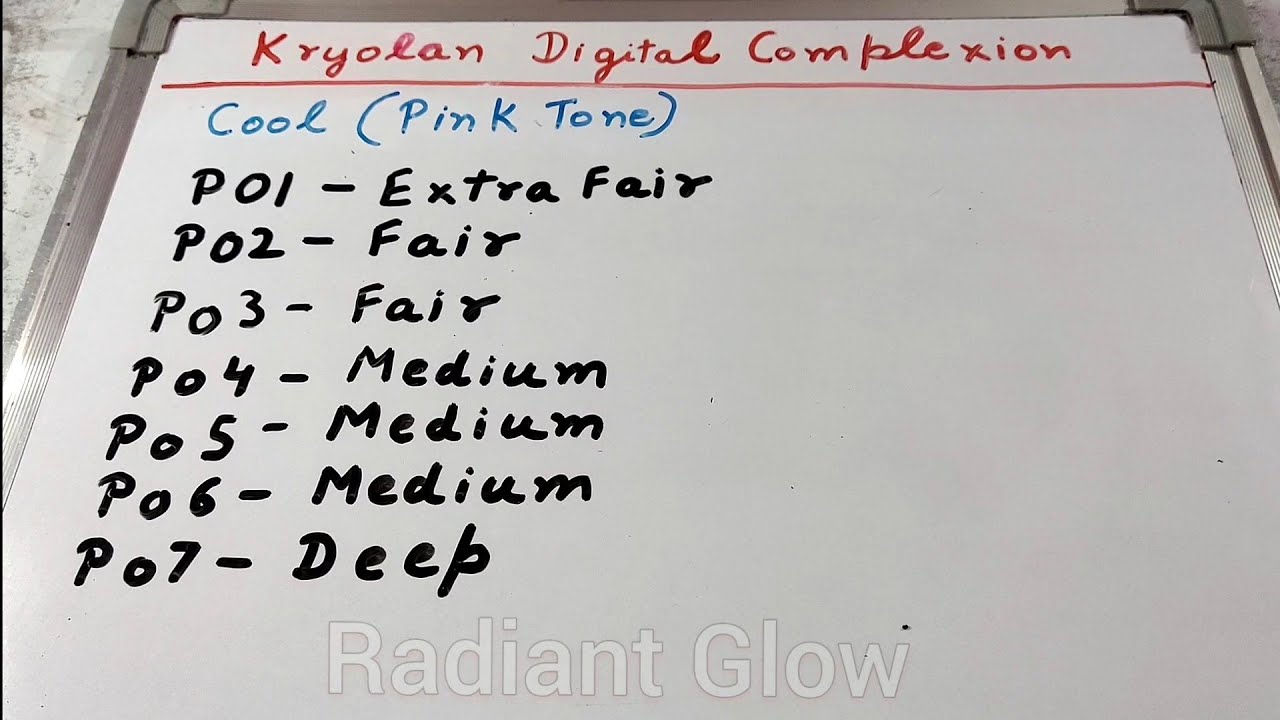 Kryolan Professional Digital Complexion Full Detail l HD Makeup l @Sifatradiantglow