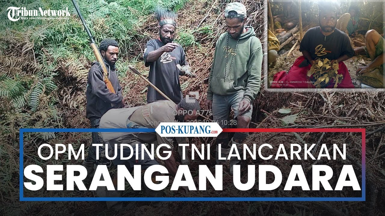 OPM Tuding TNI Lancarkan Serangan Udara ke Permukiman Warga Kiwirok