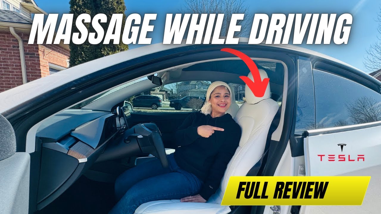 Tesla Model Y Massage Seat Cover: Comfort & Relaxation Review