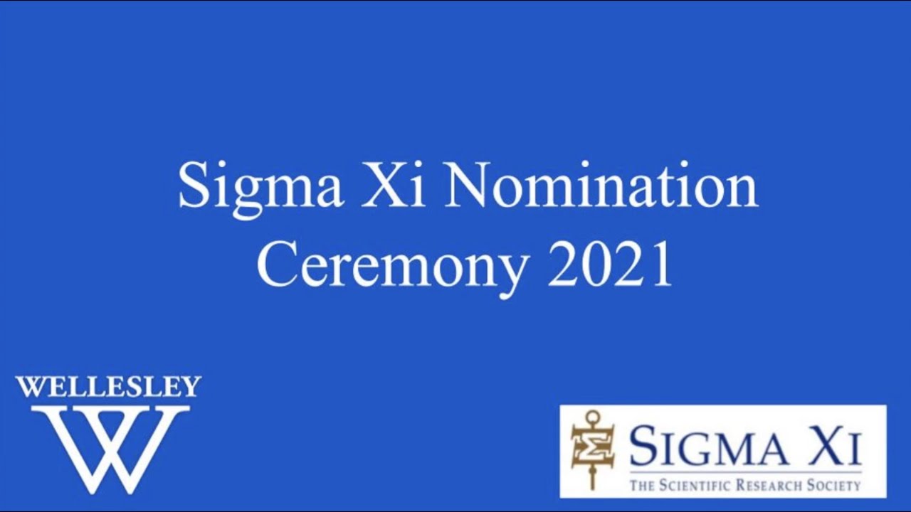 Sigma Xi Nomination Ceremony 2021