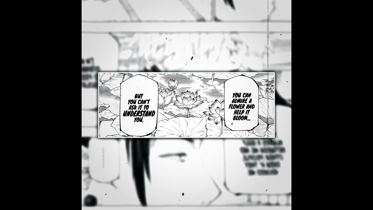 Beautiful chapter. Beautiful writing. | #jjkleaks #jjkspoilers #jjk265