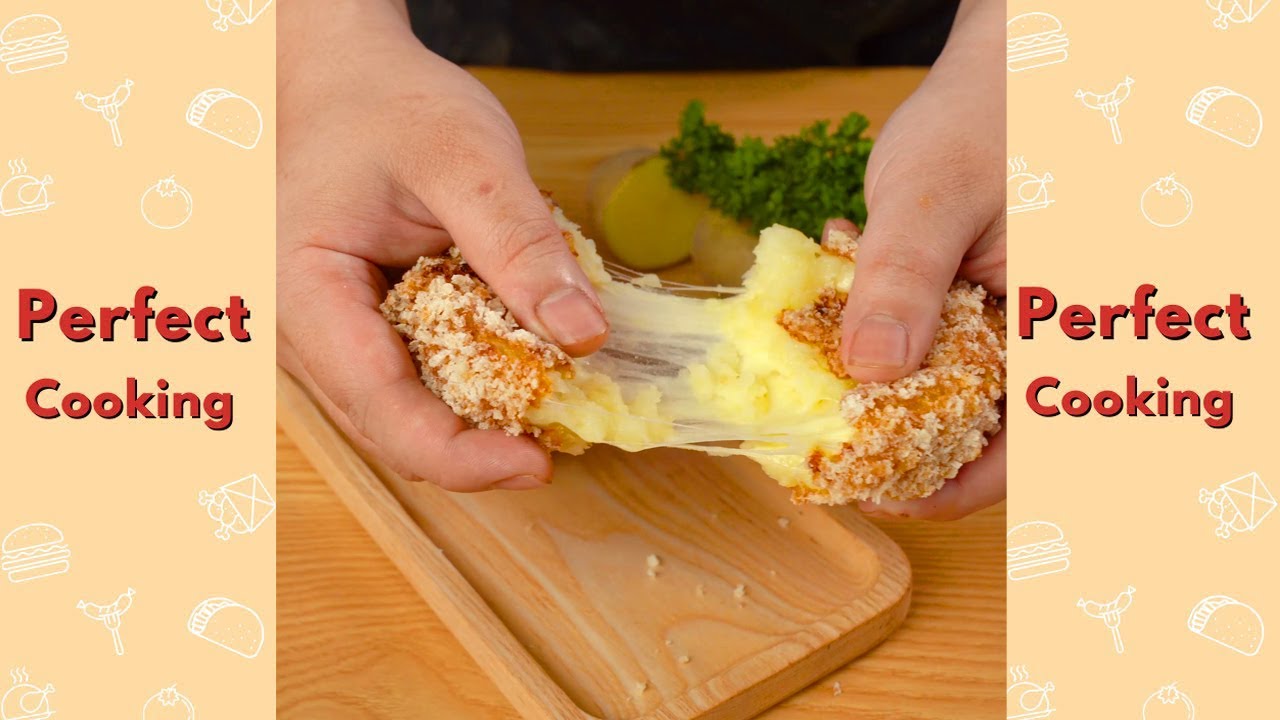 Fried Mashed Potato Balls Recipe #Short #Yumupfood
