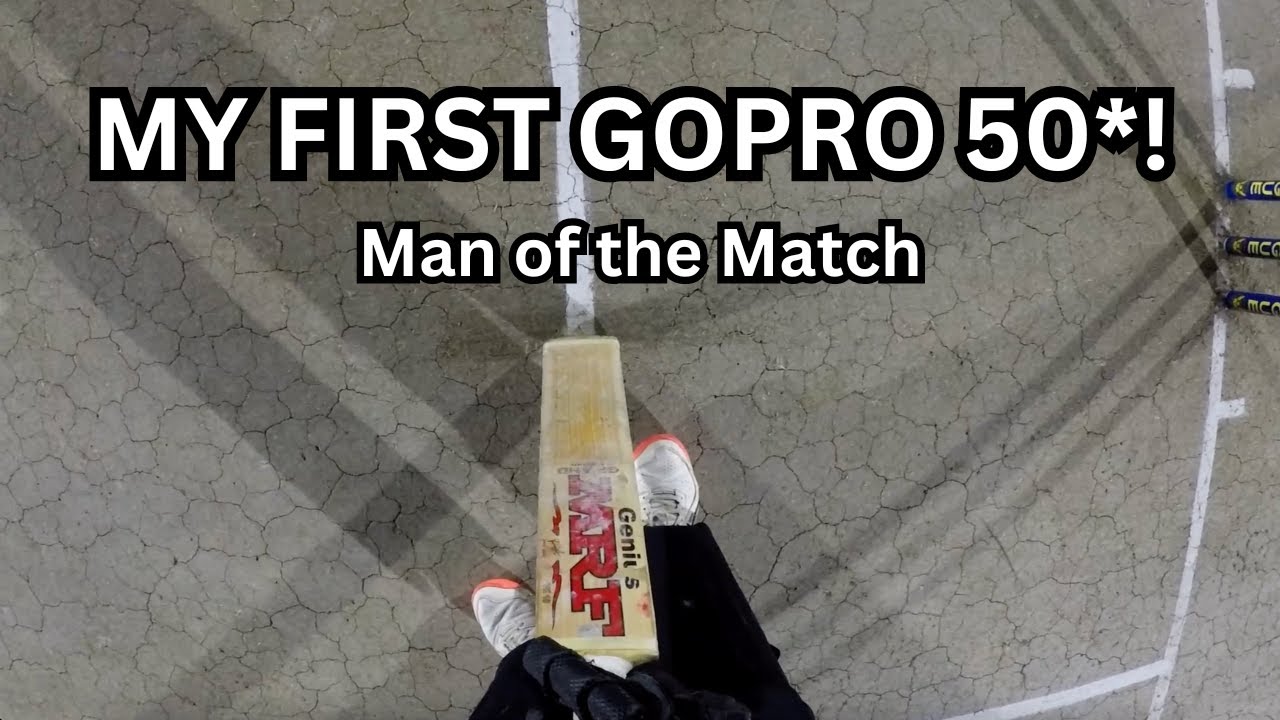 Man of the Match - 73* (54) not out | Batsmen Helmet Cam View (GoPro POV Village Cricket)