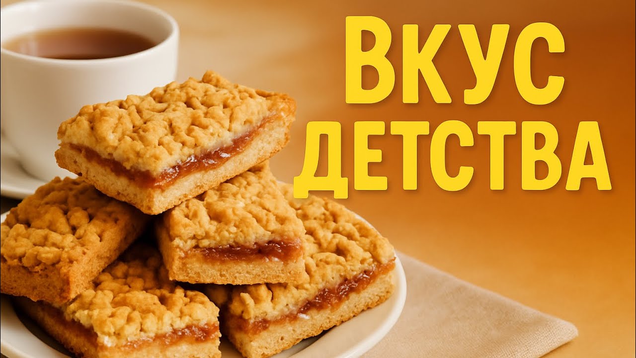 Забытый рецепт из детства! Тёртый пирог за 10 минут🍓
